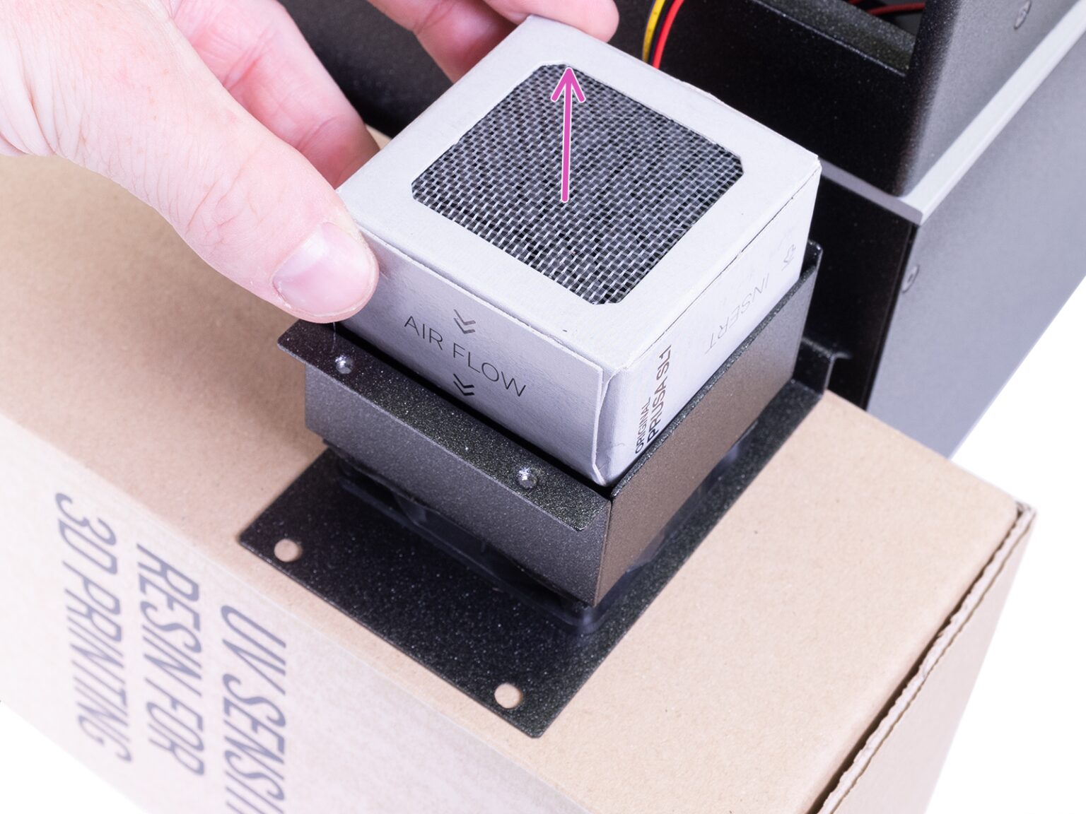 How to replace a filter (SL1/SL1S) Prusa Knowledge Base