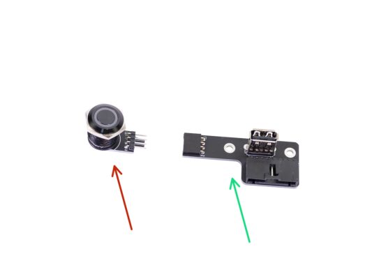 Nouveaux bouton d'alimentation & carte USB - Préparation des pièces (Version 2.0)