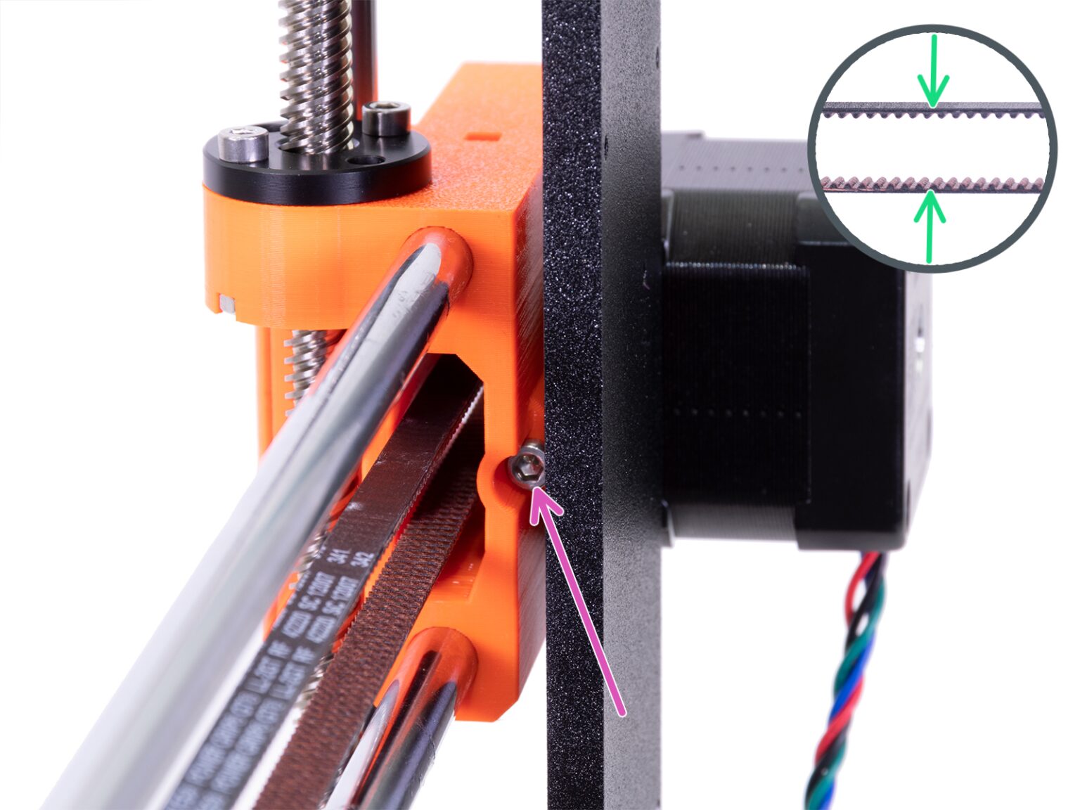 Adjusting belt tension (MK3/MK3S/MK3S+/MK4) Prusa Knowledge Base