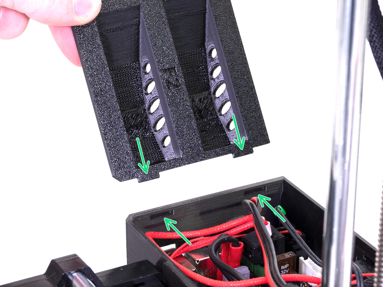 Covering the electronics