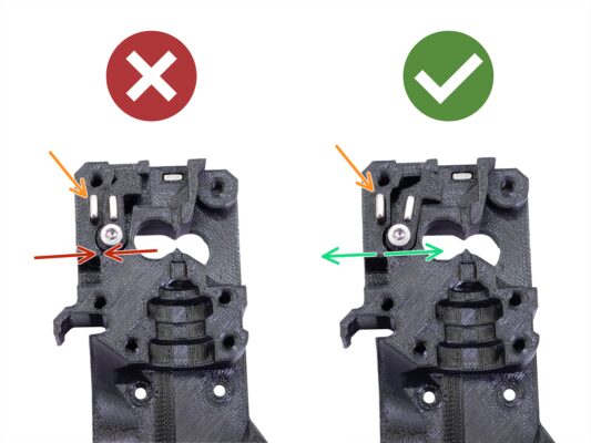 FS-lever assembly