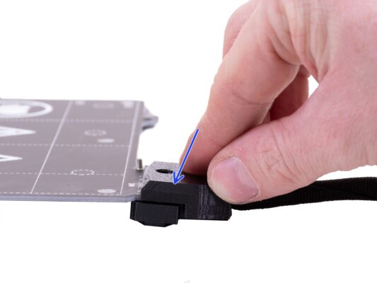 Covering the heatbed cables