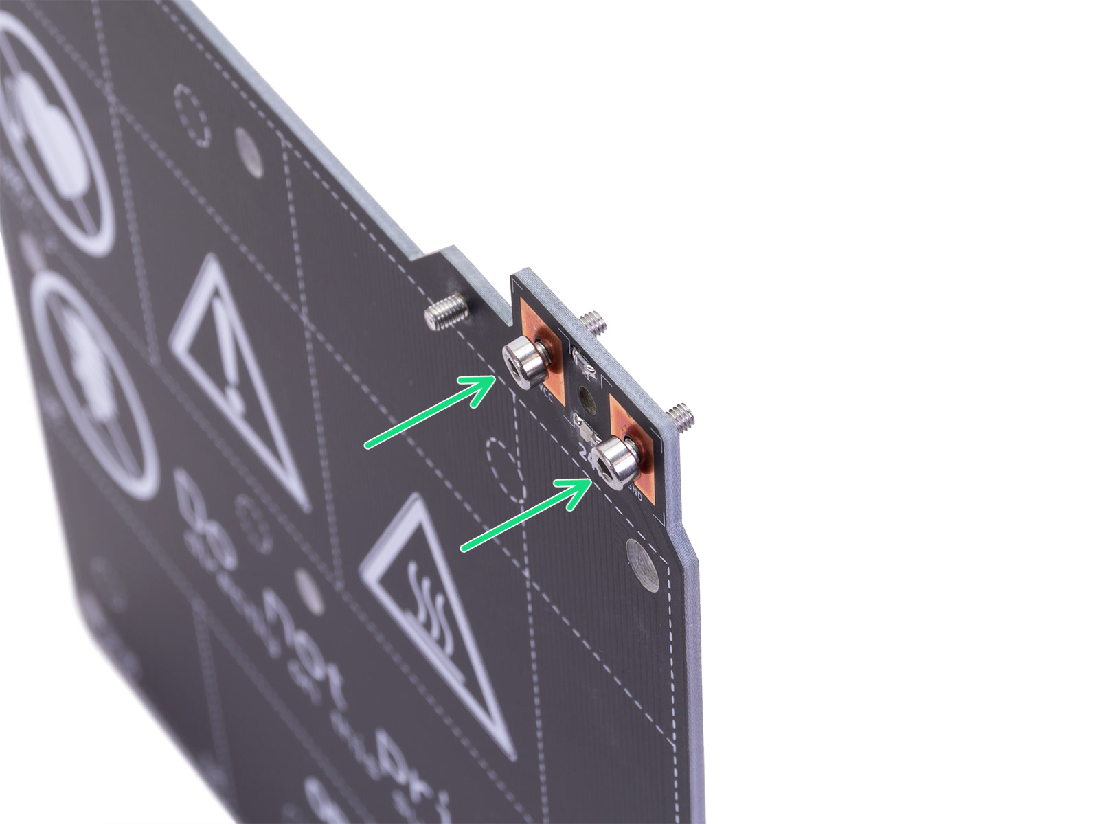Assembling the heatbed