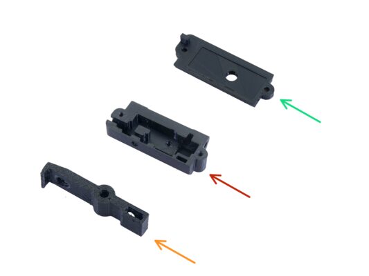 Sensor de filamento: preparación de las piezas (opcional)