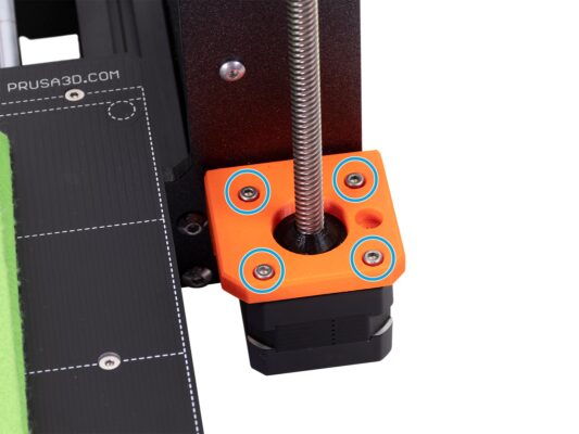 Securing the Z-axis motors
