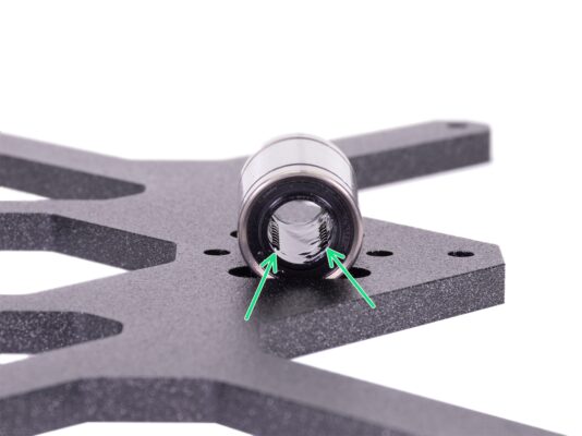 Correct bearing orientation (old design)