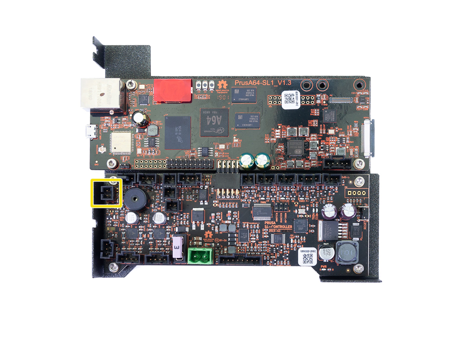Disconnecting the resin sensor cable