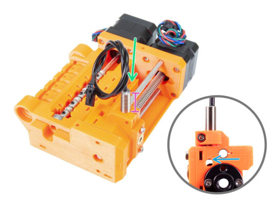 Zusammenbau des SuperFINDA Sensors