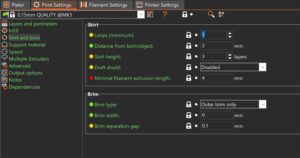 Skirt and Brim | Prusa Knowledge Base