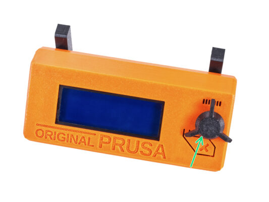 Nasazení otočného knoflíku (LCD-knob)