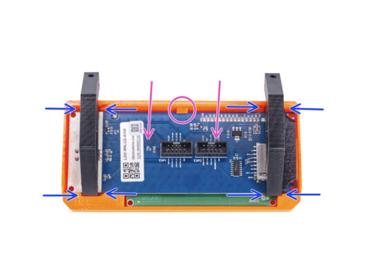 Příprava obrazovky LCD