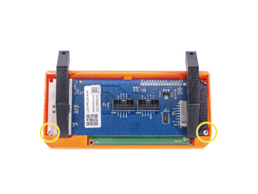 Préparation de l'écran LCD