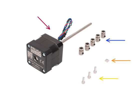 Pulley motor parts preparation