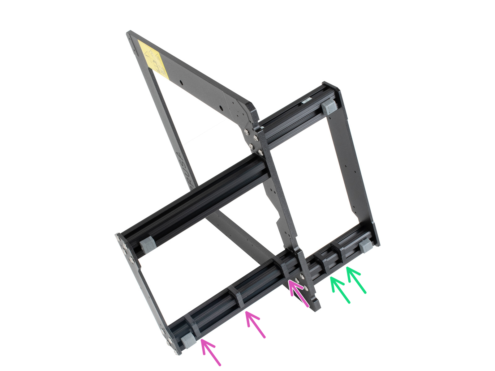 Installing the cable clips