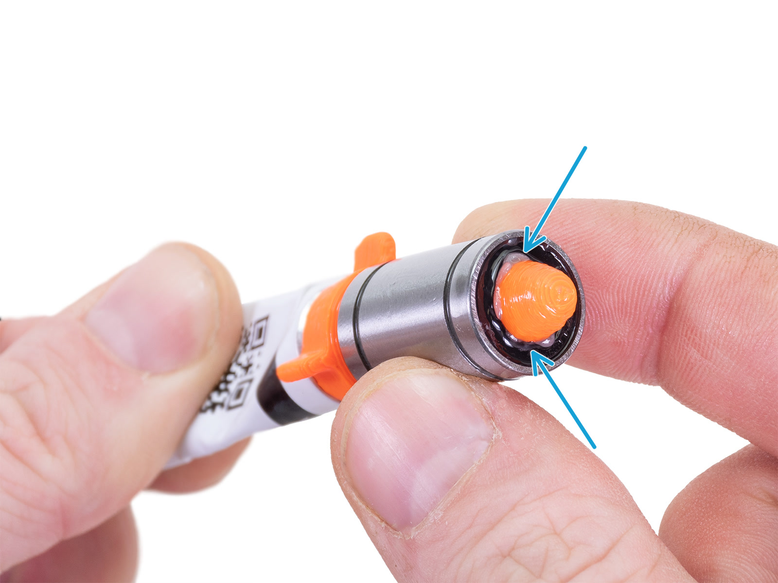 Lubricating the bearing