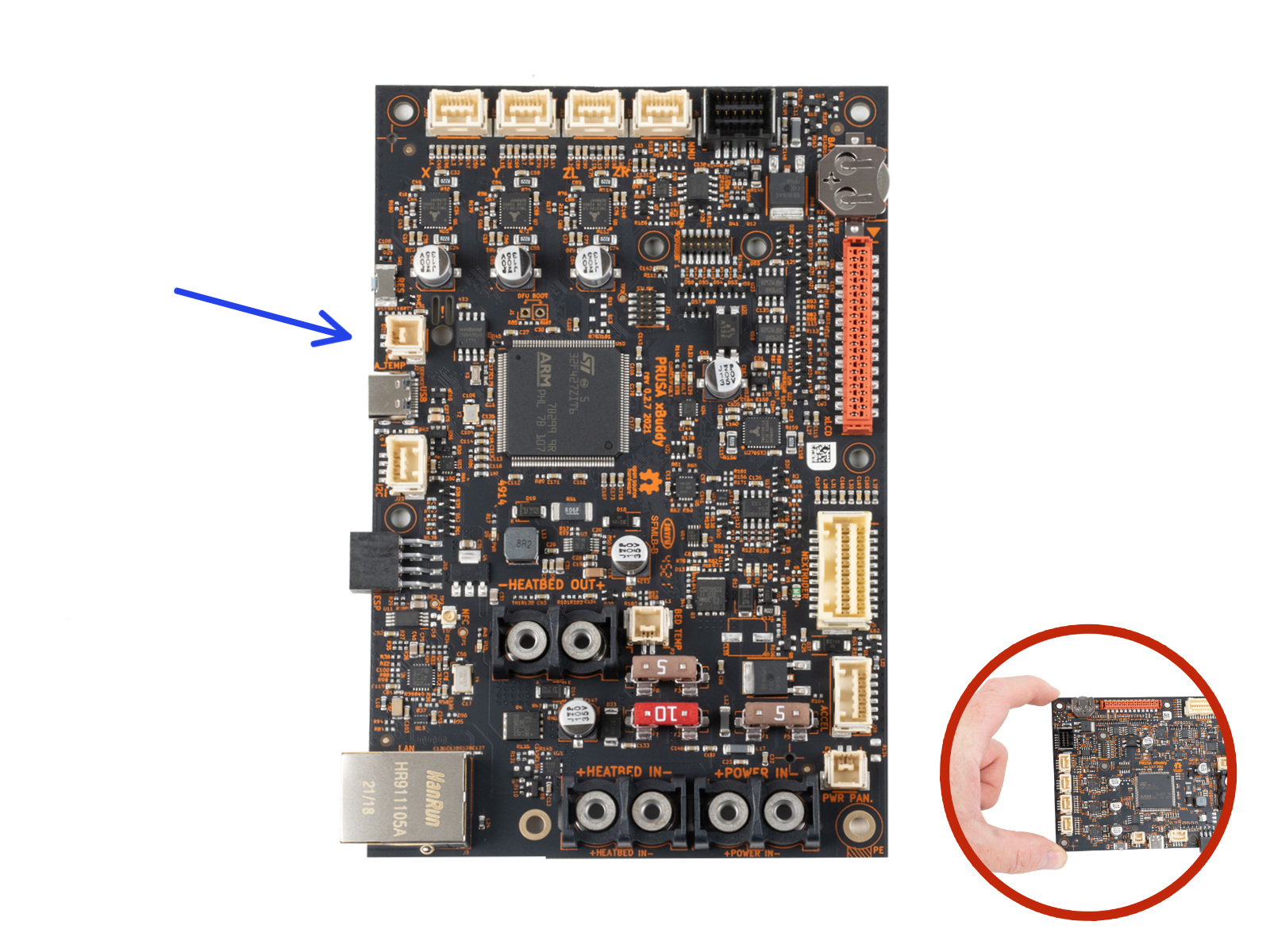 Mounting the xBuddy box: parts preparation