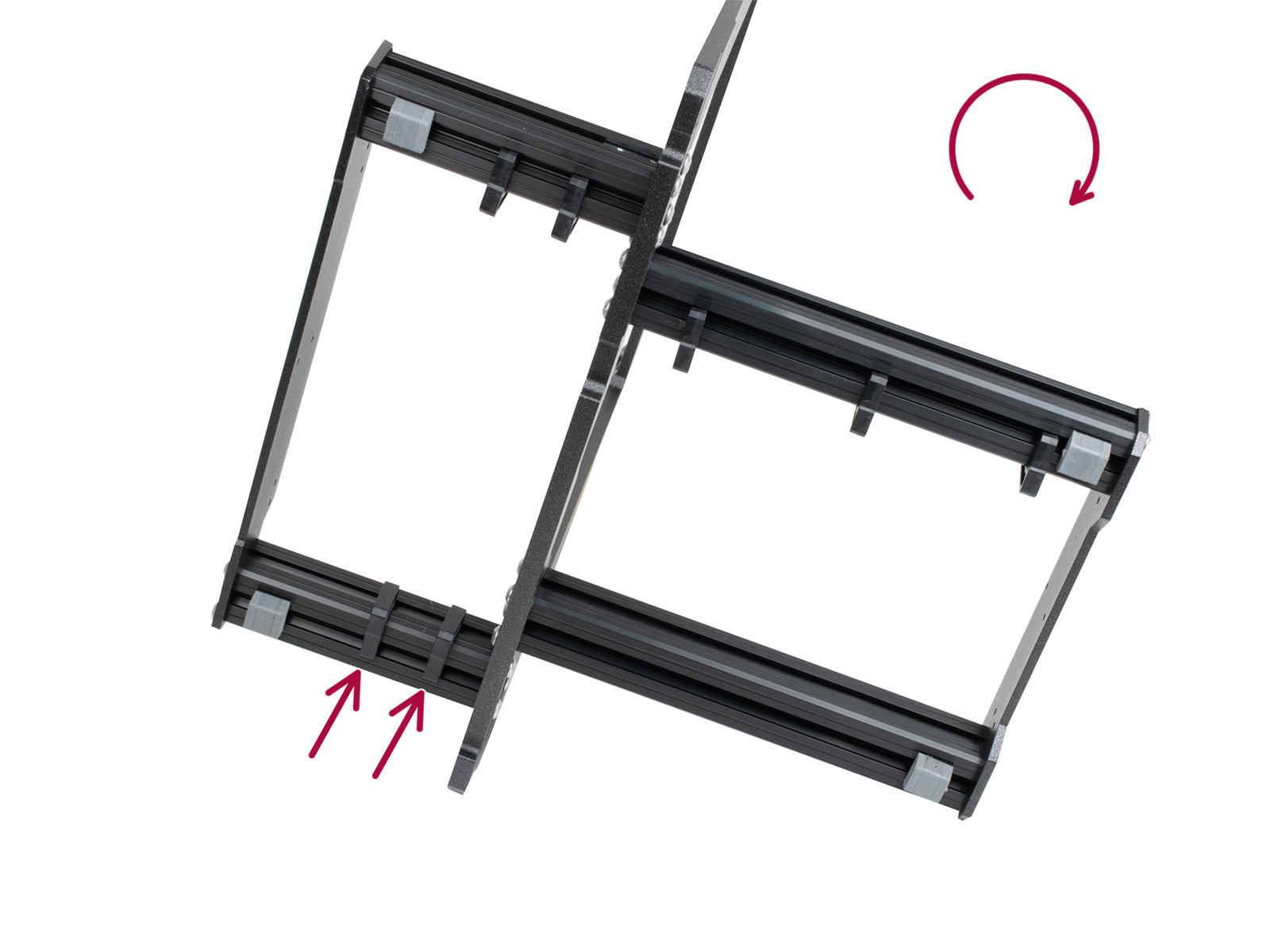 Installing the cable clips