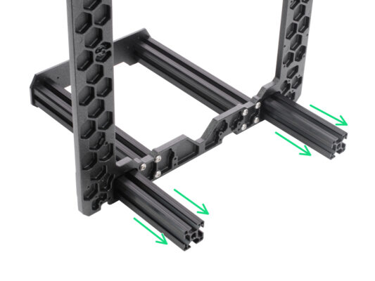 Y-axis: preparation for the PSU and xBuddy-box