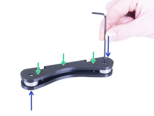 Assembling the spool holder base(s)