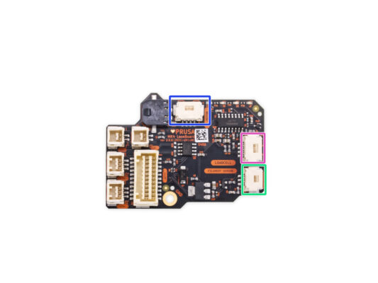 Connecting the extruder cables