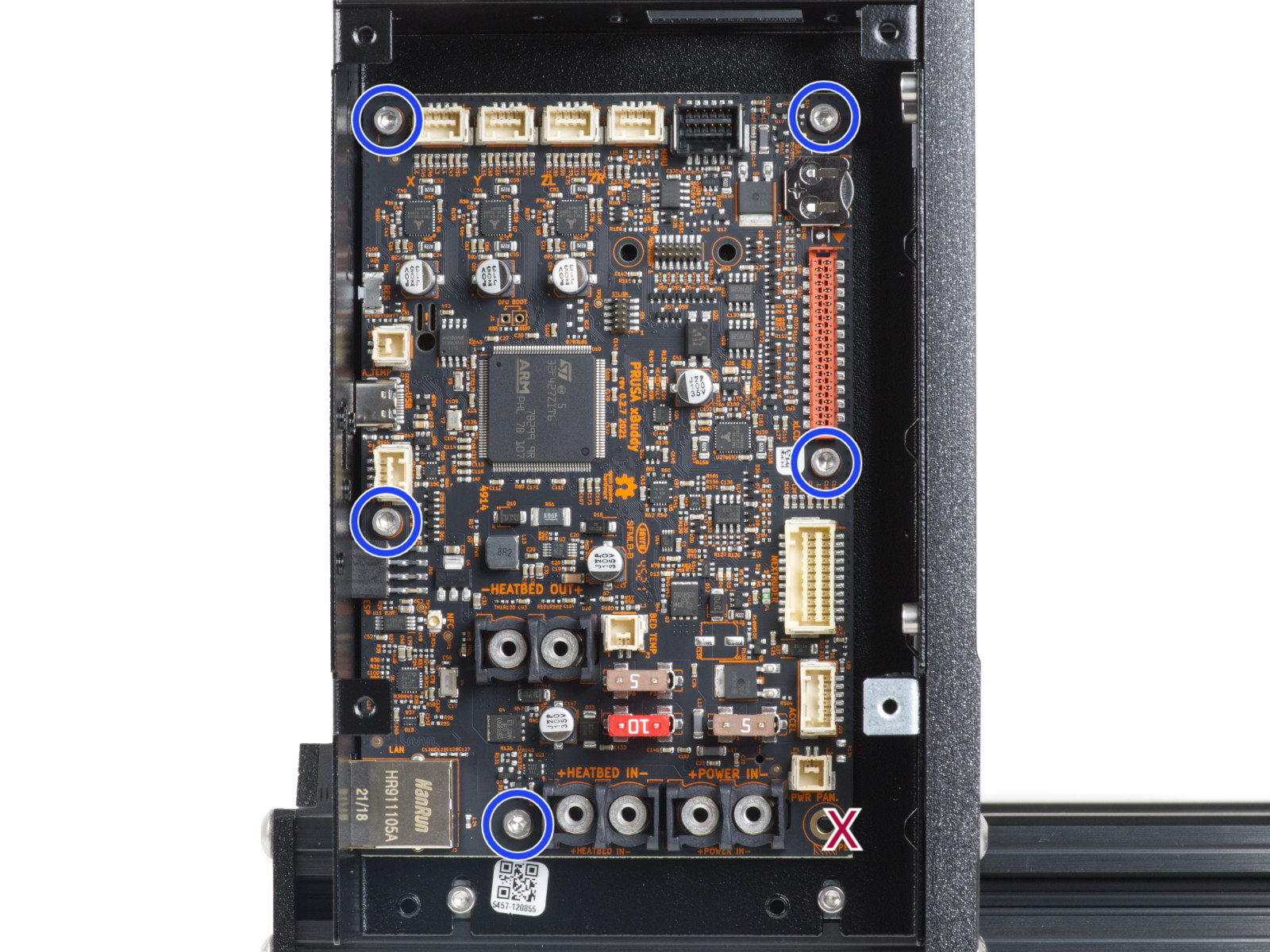 Mounting the xBuddy board