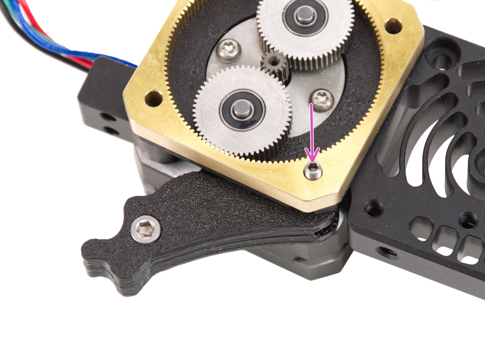 Assembling the Nextruder idler