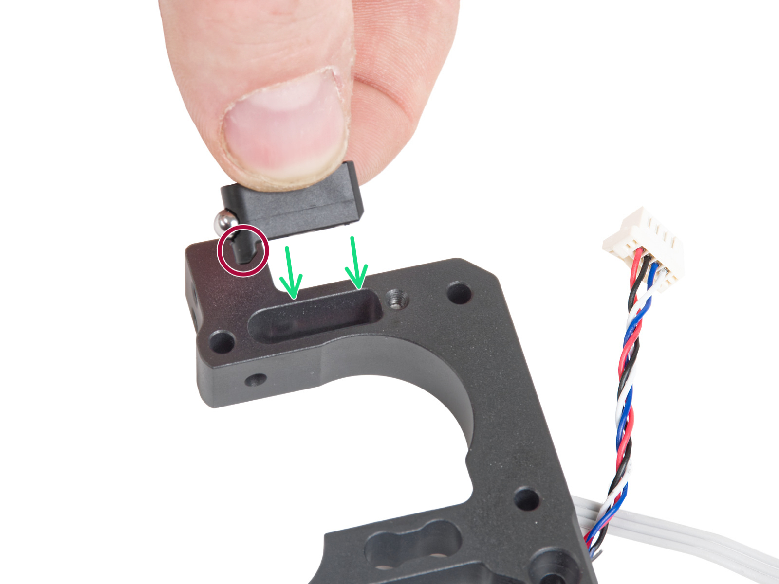 Installing the filament sensor
