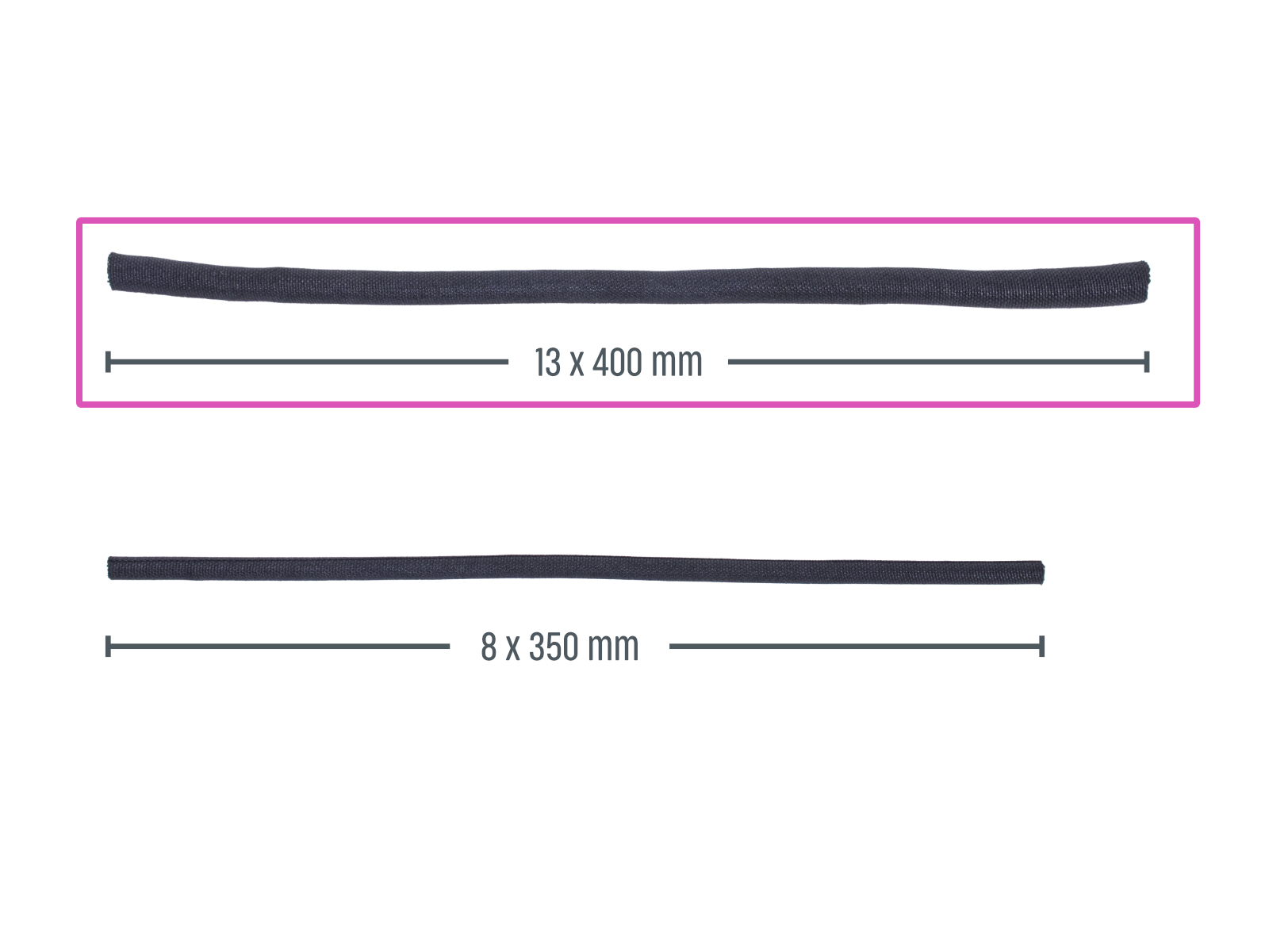 Zakrytí kabelů xLCD: příprava dílů