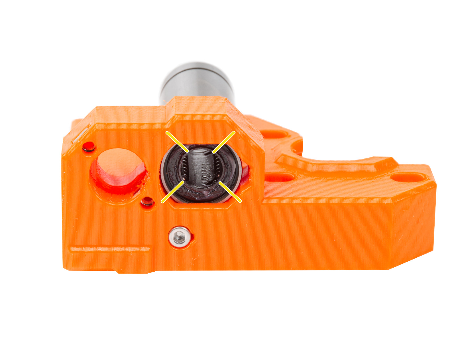 Inserting the bearings: X-end-motor