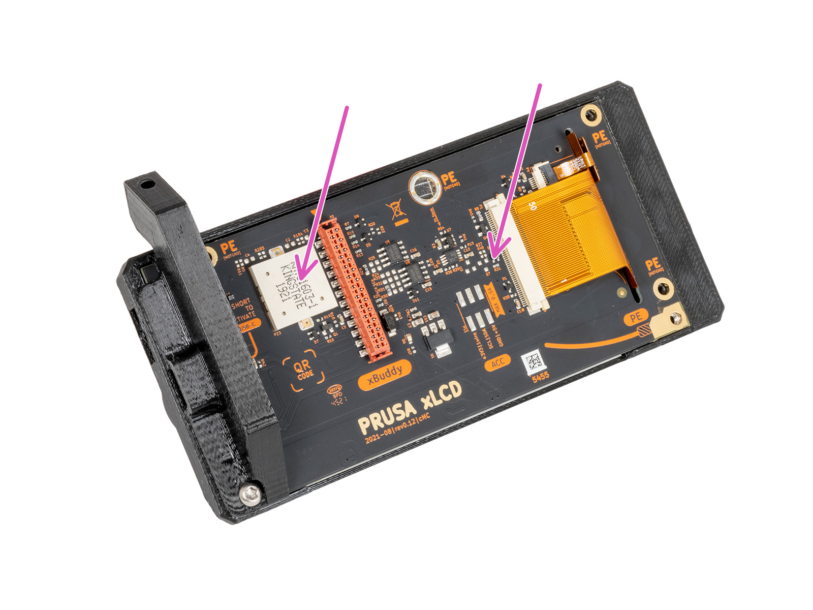 Verze B: Příprava obrazovky xLCD
