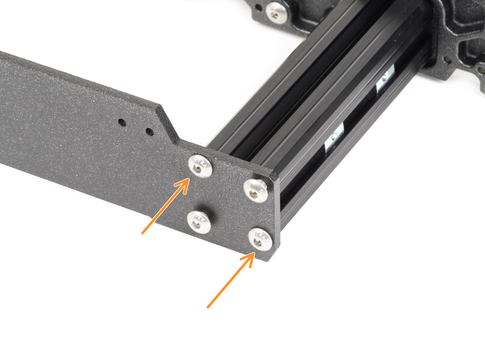 Y-axis: rear plate assembly