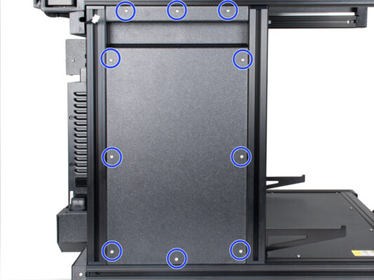 Left side panel assembly (part 2)