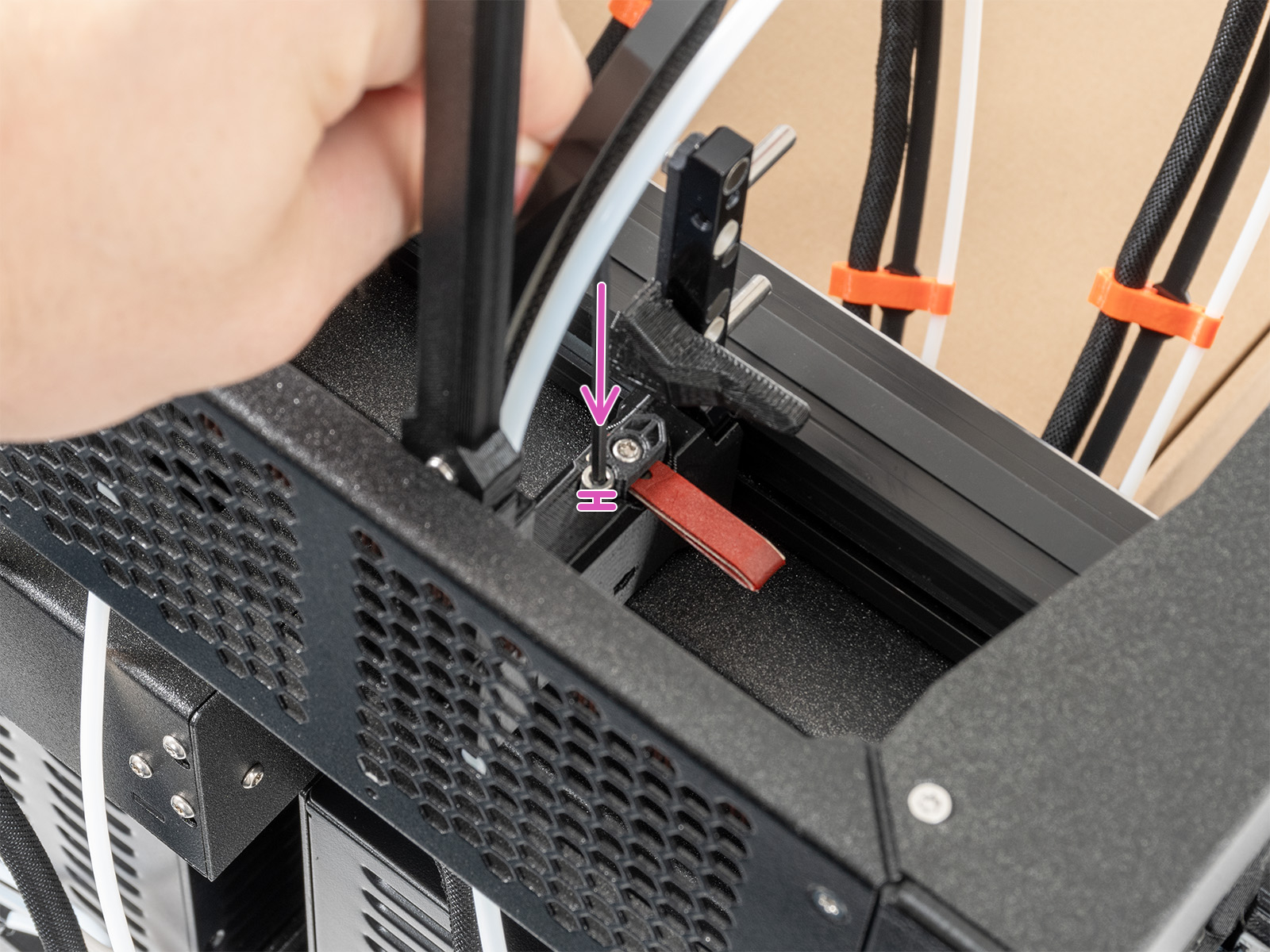 Nextruder nozzle seal