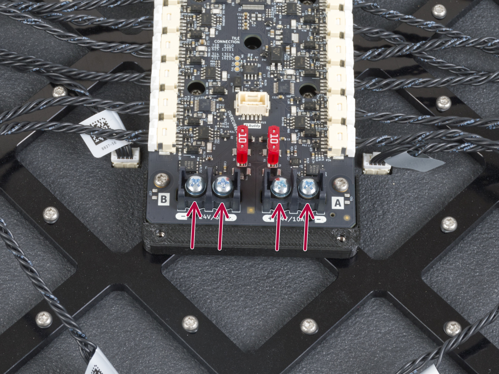 Heatbed terminals preparation