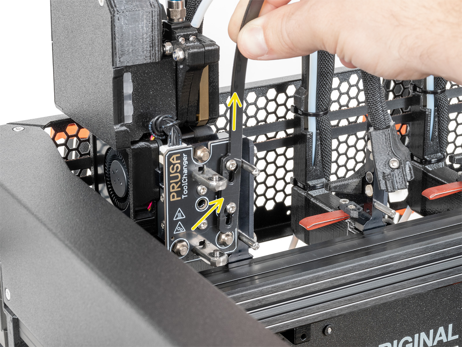 Nextruder cable bundle assembly