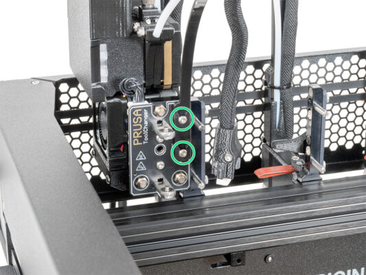 Nextruder cable bundle assembly