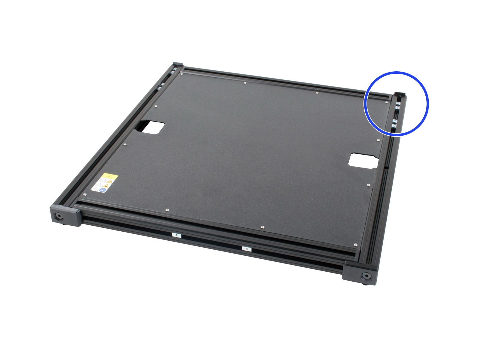 Right rear extrusion assembly