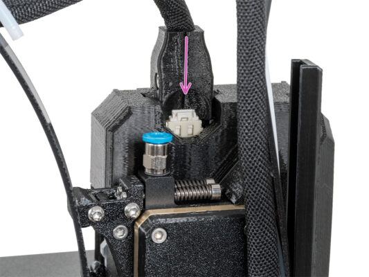 Nextruder cable bundle assembly