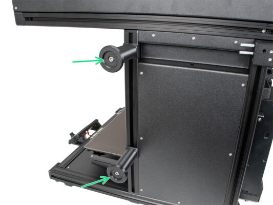 Version A: Spool holder: right side assembly
