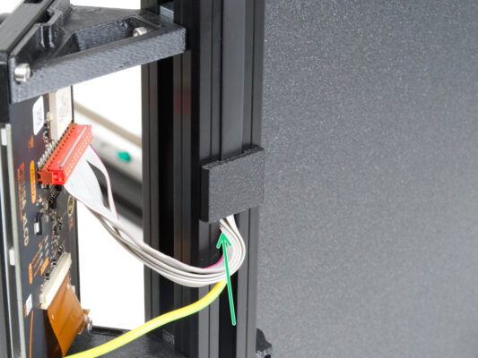Routing the cables