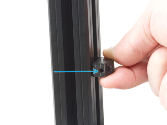 Attaching the cover-clips