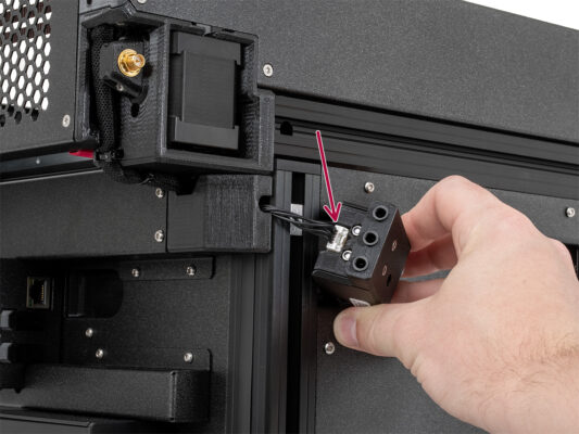 Attaching the filament sensors