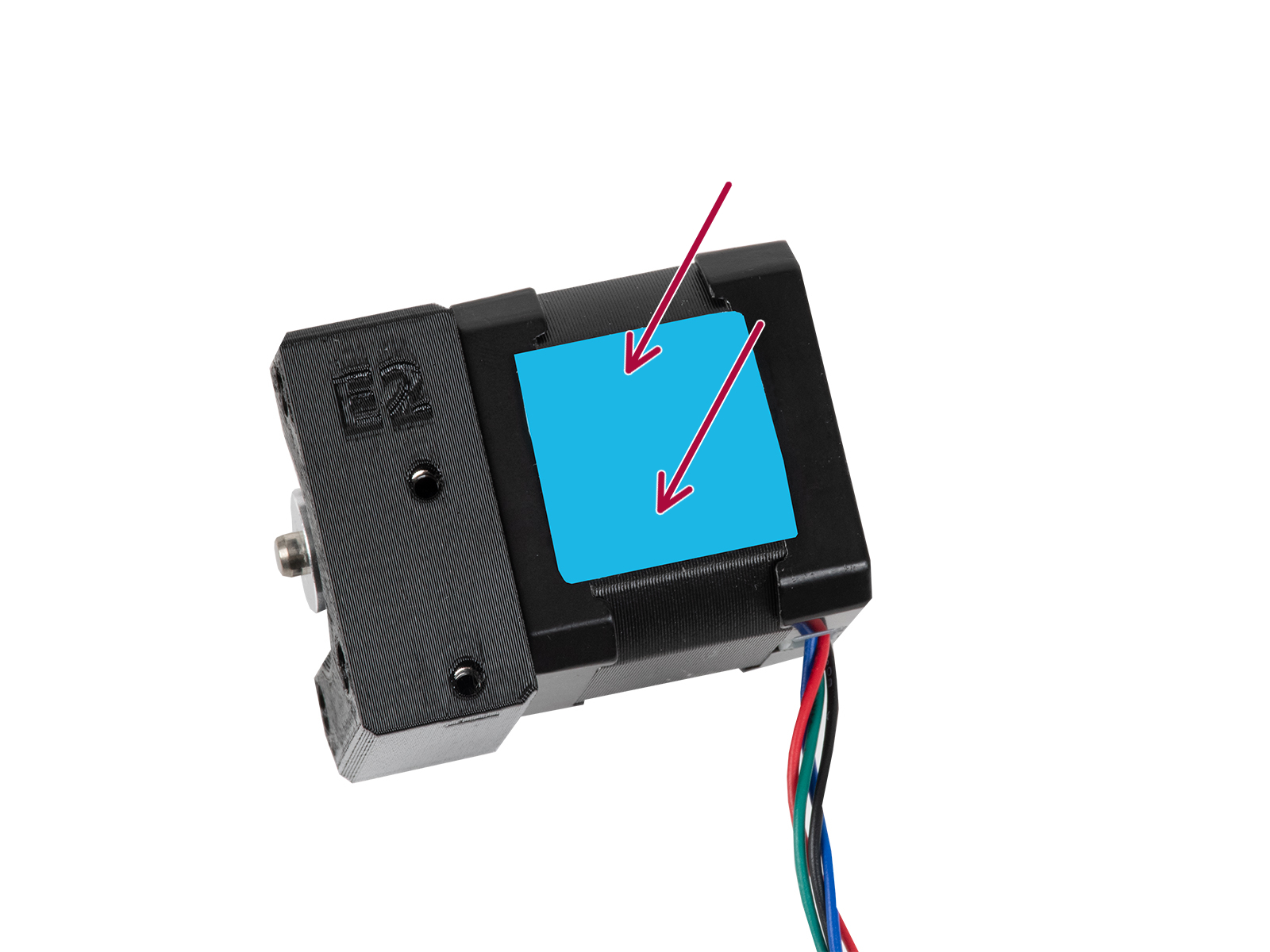 Attaching the Y-motor-holder