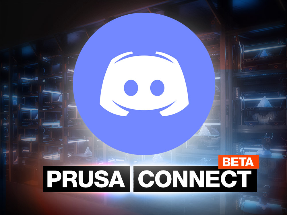 Prusa Connect - nastavení oznámení v Discordu