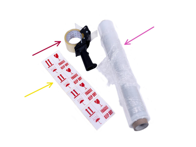 Verpacken des Enclosures für die Rücksendung Individuelles
