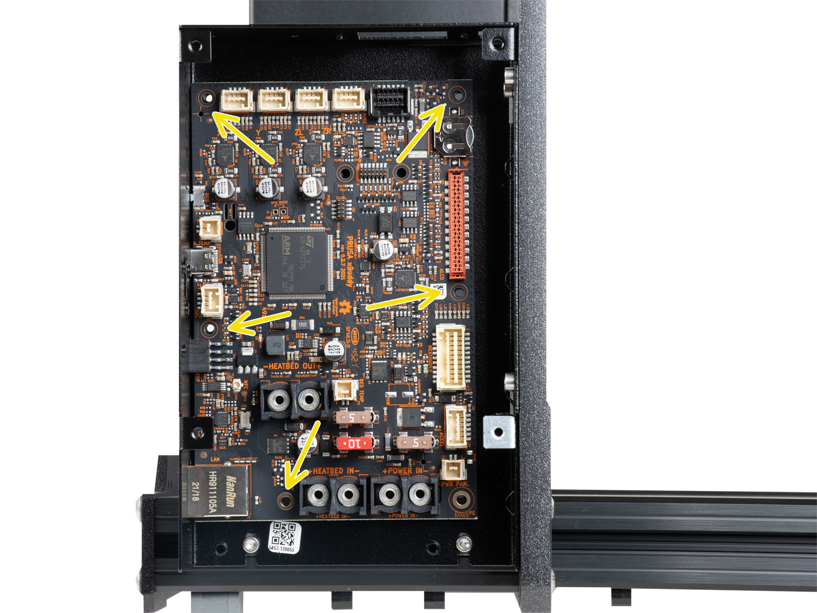 Mounting the xBuddy board