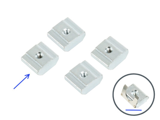 Y-axis: front and rear plate preparation