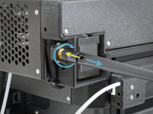 Version A: Installing the Wi-Fi antenna