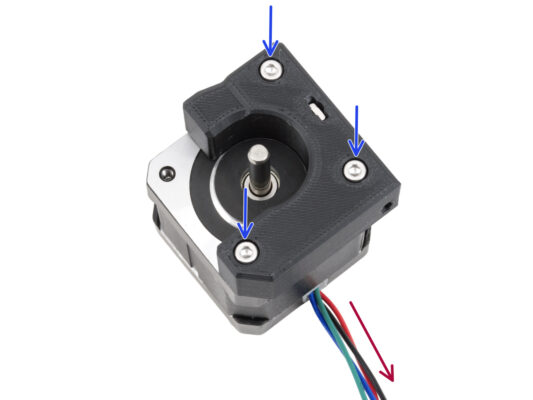 Assembling the Y-motor-holder