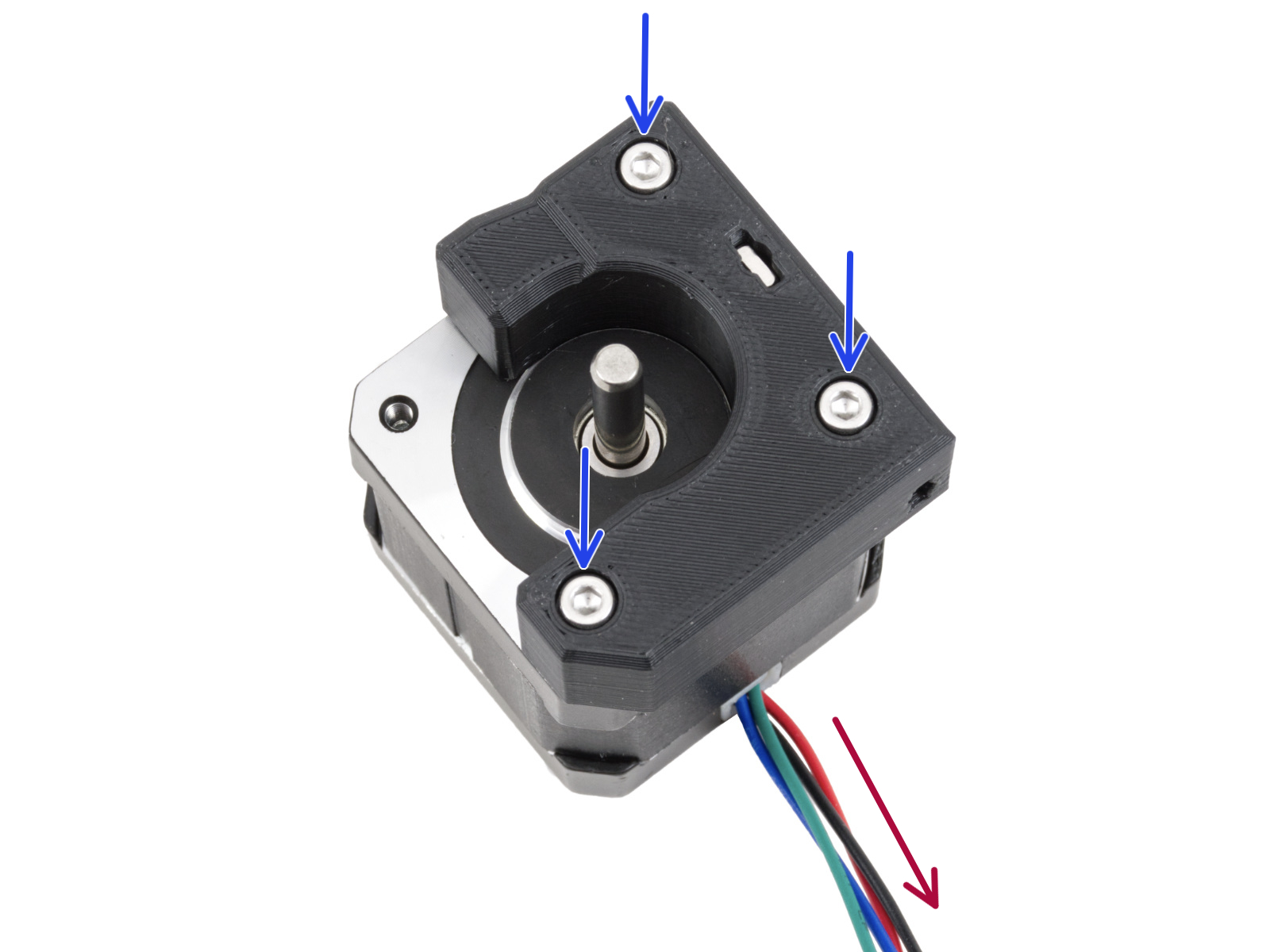 Assembling the Y-motor-holder
